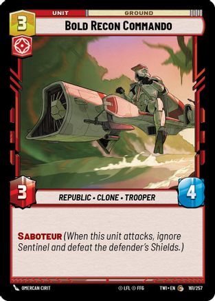 {SW-C}Bold Recon Commando (161/257) [Twilight of the Republic]