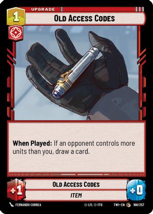 {SW-C}Old Access Codes (168/257) [Twilight of the Republic]