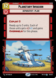 {SW-R}Planetary Invasion (178/257) [Twilight of the Republic]