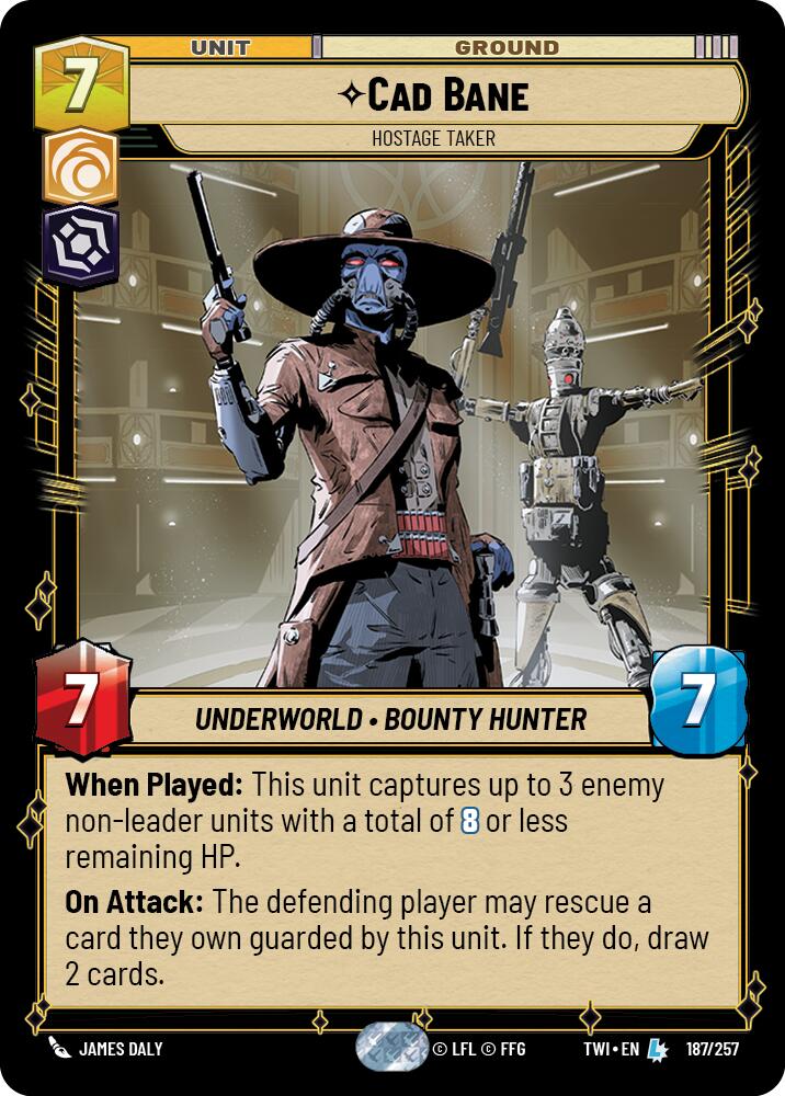 {SW-R}Cad Bane - Hostage Taker (187/257) [Twilight of the Republic]