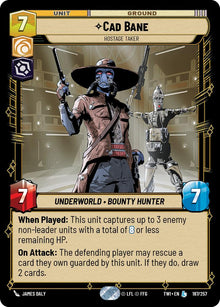 {SW-R}Cad Bane - Hostage Taker (187/257) [Twilight of the Republic]