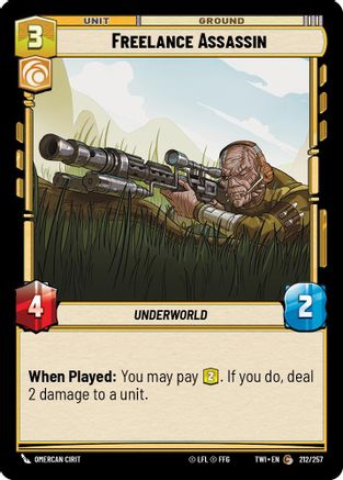 Freelance Assassin (212/257) [Twilight of the Republic]