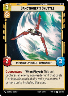 {SW-C}Sanctioner's Shuttle (213/257) [Twilight of the Republic]