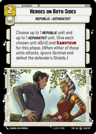{SW-C}Heroes on Both Sides (249/257) [Twilight of the Republic]