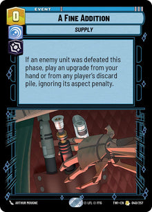 {SW-R}A Fine Addition (040/257) [Twilight of the Republic]