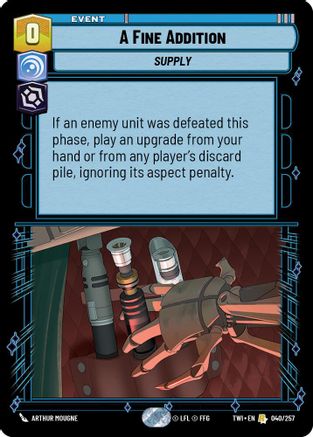 {SW-R}A Fine Addition (040/257) [Twilight of the Republic]