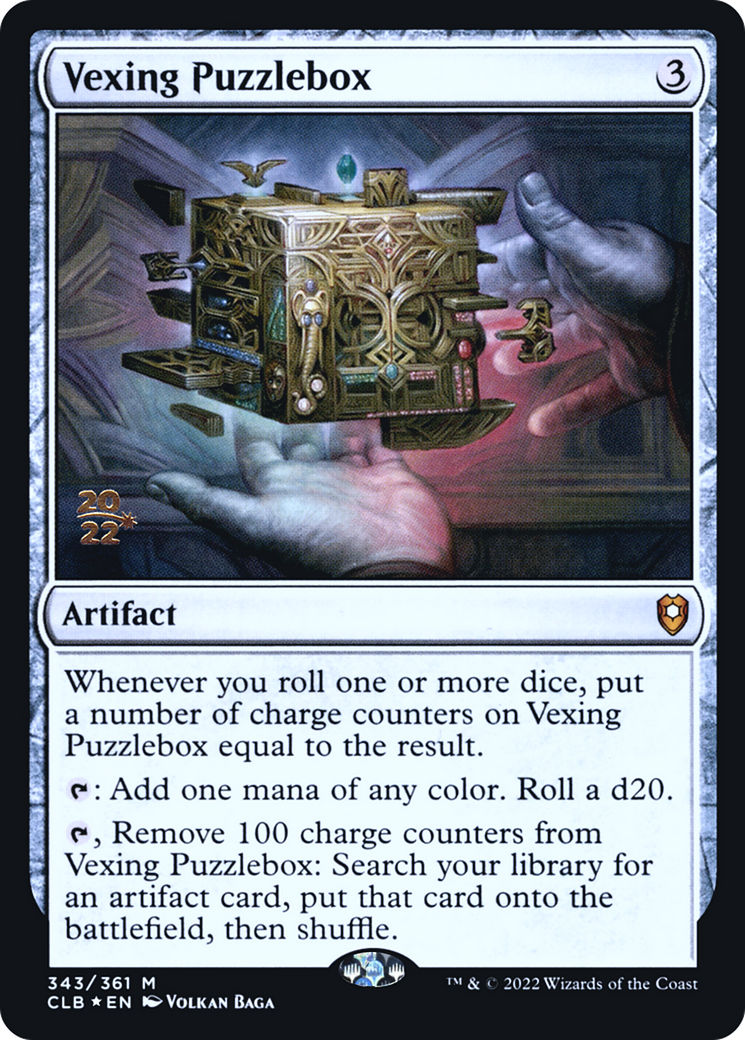{R} Vexing Puzzlebox [Commander Legends: Battle for Baldur's Gate Prerelease Promos][PR CLB 343] - Misty Mountain Games