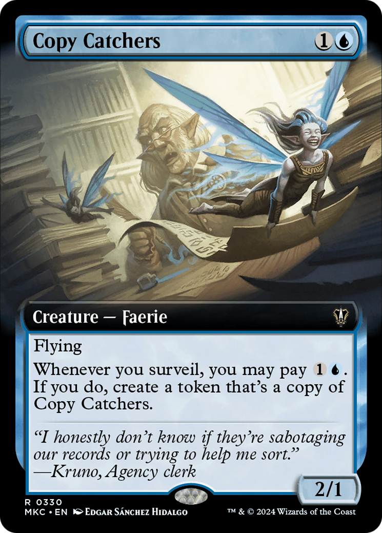{R} Copy Catchers (Extended Art) [Murders at Karlov Manor Commander][MKC 330]