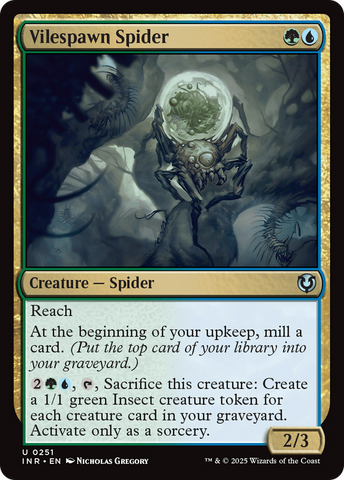 {C} Vilespawn Spider [Innistrad Remastered][INR 251]