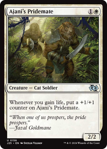 {C} Ajani's Pridemate [Foundations Jumpstart][J25 158]