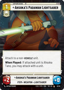 {SW-R}Ahsoka's Padawan Lightsaber (Hyperspace) (3) [Twilight of the Republic Weekly Play Promo]