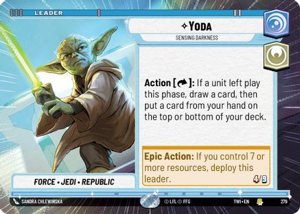 {SW-LD}Yoda - Sensing Darkness (Hyperspace) (279) [Twilight of the Republic]