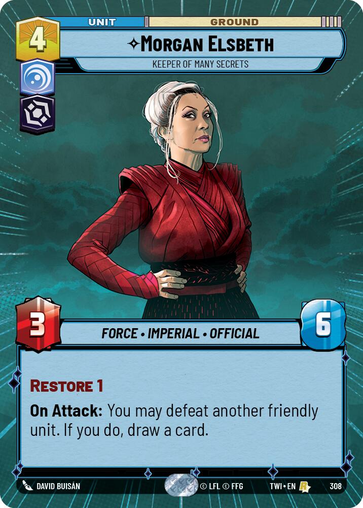 {SW-R}Morgan Elsbeth - Keeper of Many Secrets (Hyperspace) (308) [Twilight of the Republic]