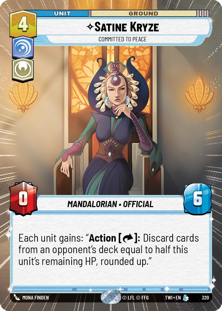 {SW-R}Satine Kryze - Committed to Peace (Hyperspace) (320) [Twilight of the Republic]