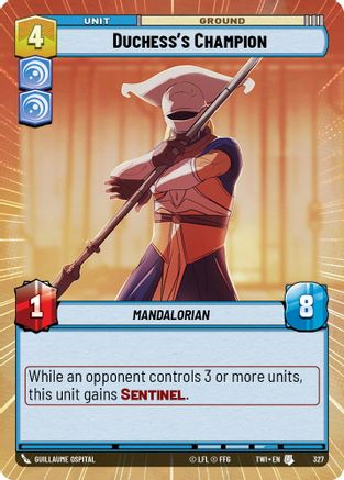 {SW-C}Duchess's Champion (Hyperspace) (327) [Twilight of the Republic]