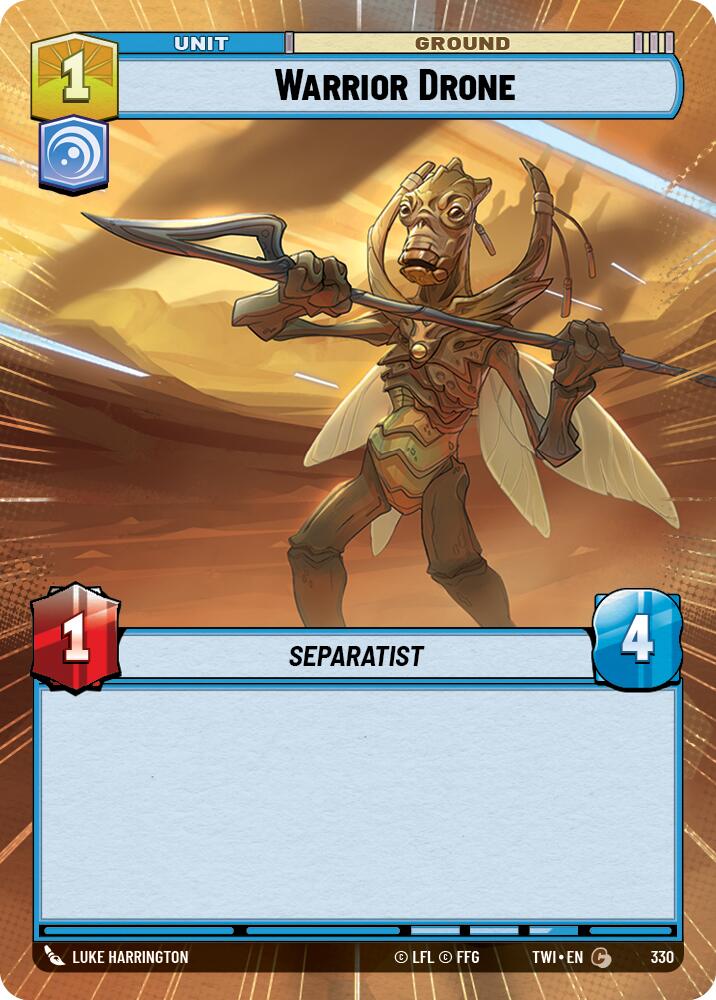 {SW-C}Warrior Drone (Hyperspace) (330) [Twilight of the Republic]