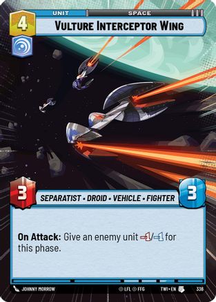 {SW-C}Vulture Interceptor Wing (Hyperspace) (336) [Twilight of the Republic]