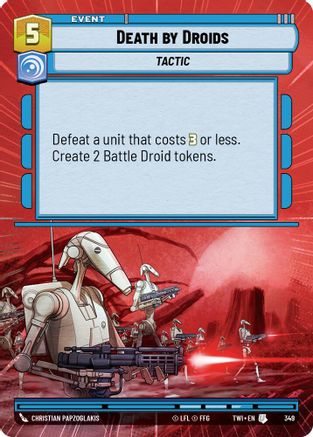 {SW-C}Death by Droids (Hyperspace) (349) [Twilight of the Republic]