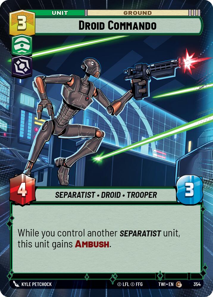 {SW-C}Droid Commando (Hyperspace) (354) [Twilight of the Republic]