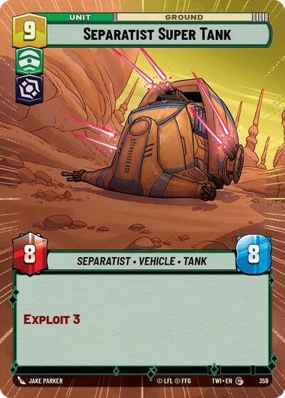 {SW-C}Separatist Super Tank (Hyperspace) (359) [Twilight of the Republic]