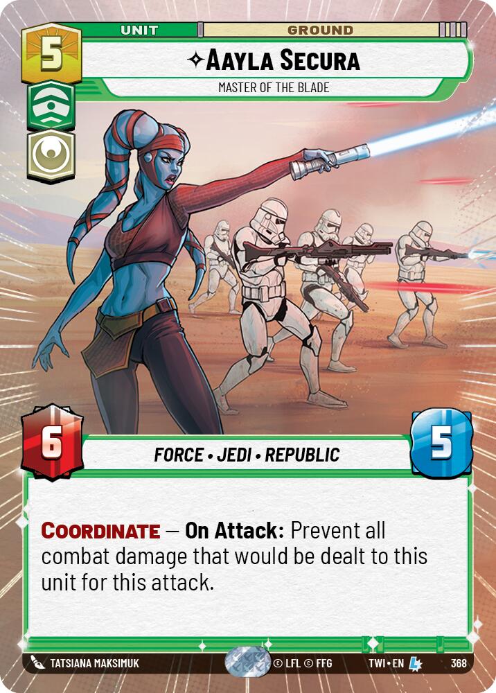 {SW-R}Aayla Secura - Master of the Blade (Hyperspace) (368) [Twilight of the Republic]