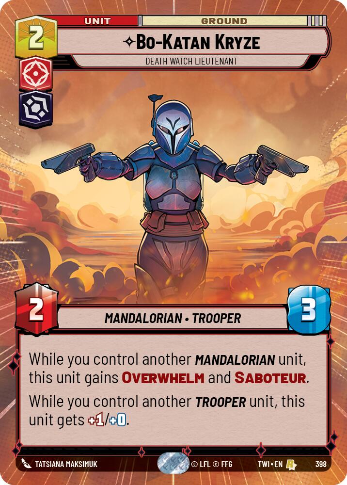 {SW-R}Bo-Katan Kryze - Death Watch Lieutenant (Hyperspace) (398) [Twilight of the Republic]