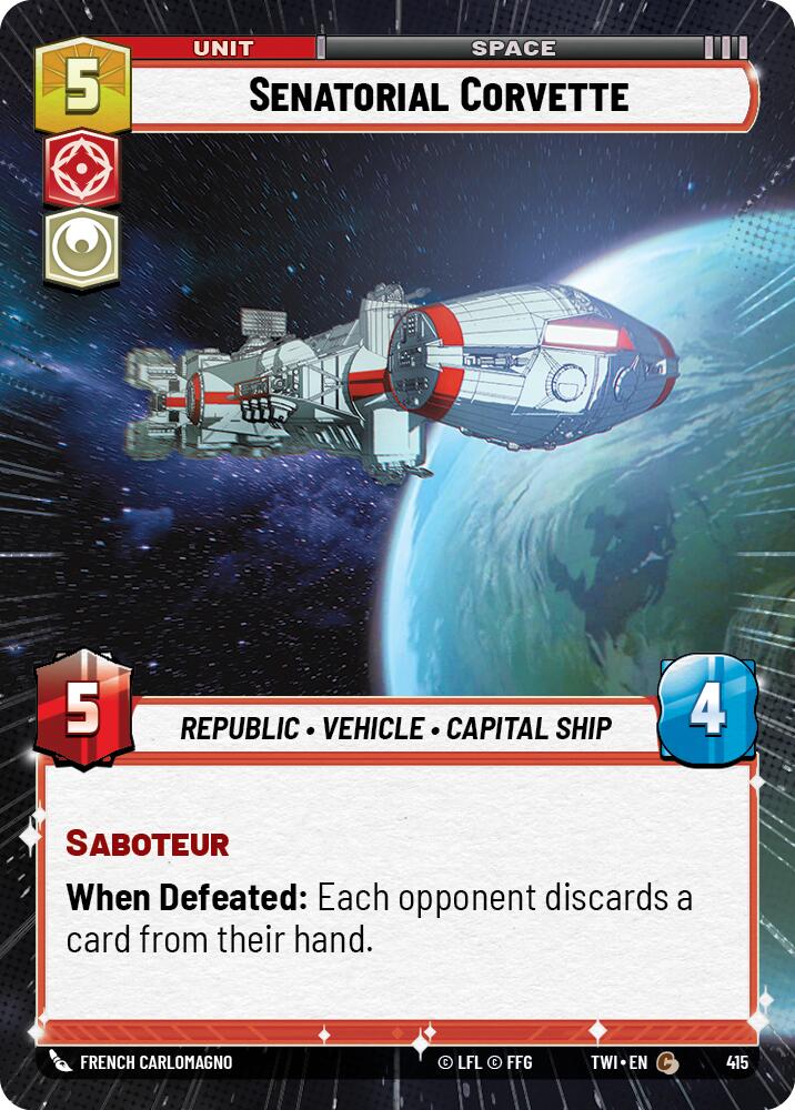 {SW-C}Senatorial Corvette (Hyperspace) (415) [Twilight of the Republic]
