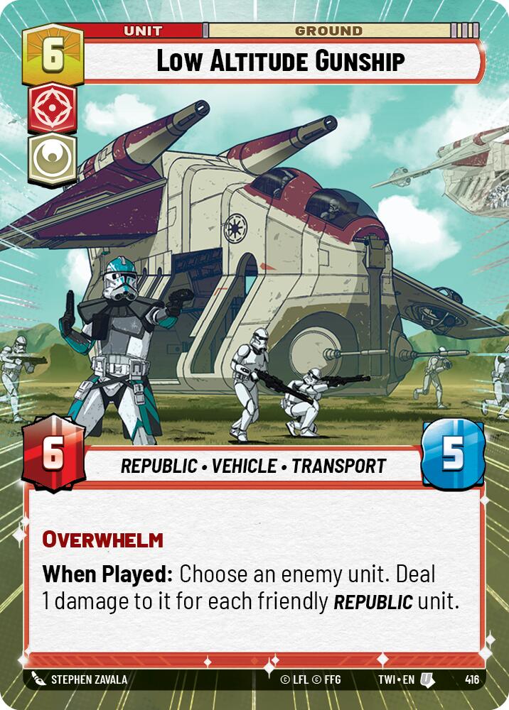 {SW-C}Low Altitude Gunship (Hyperspace) (416) [Twilight of the Republic]