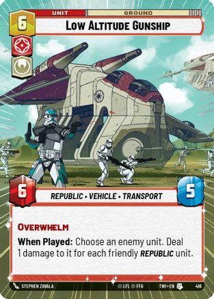 {SW-C}Low Altitude Gunship (Hyperspace) (416) [Twilight of the Republic]