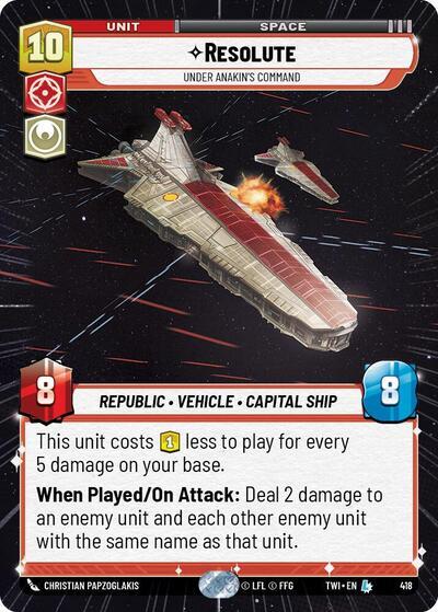 {SW-R}Resolute - Under Anakin's Command (Hyperspace) (418) [Twilight of the Republic]