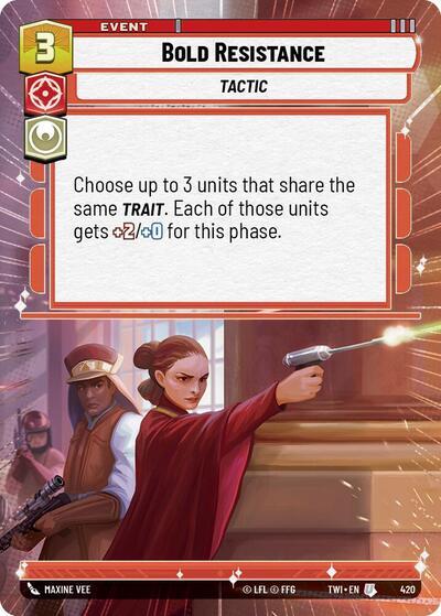 {SW-C}Bold Resistance (Hyperspace) (420) [Twilight of the Republic]