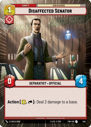 {SW-C}Disaffected Senator (Hyperspace) (424) [Twilight of the Republic]