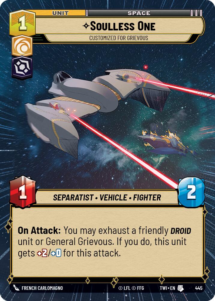 {SW-C}Soulless One - Customized for Grievous (Hyperspace) (445) [Twilight of the Republic]