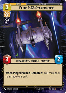 {SW-C}Elite P-38 Starfighter (Hyperspace) (446) [Twilight of the Republic]