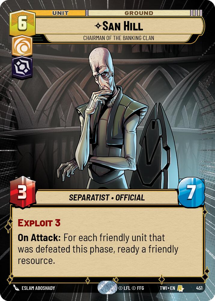 {SW-R}San Hill - Chairman of the Banking Clan (Hyperspace) (451) [Twilight of the Republic]