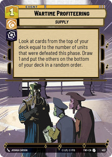 {SW-C}Wartime Profiteering (Hyperspace) (453) [Twilight of the Republic]
