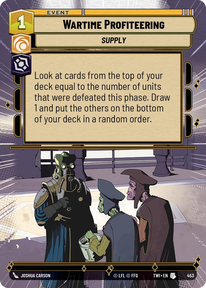 {SW-C}Wartime Profiteering (Hyperspace) (453) [Twilight of the Republic]