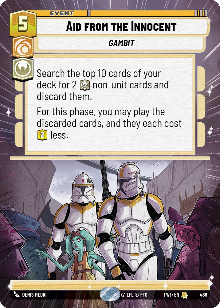 {SW-R}Aid from the Innocent (Hyperspace) (466) [Twilight of the Republic]