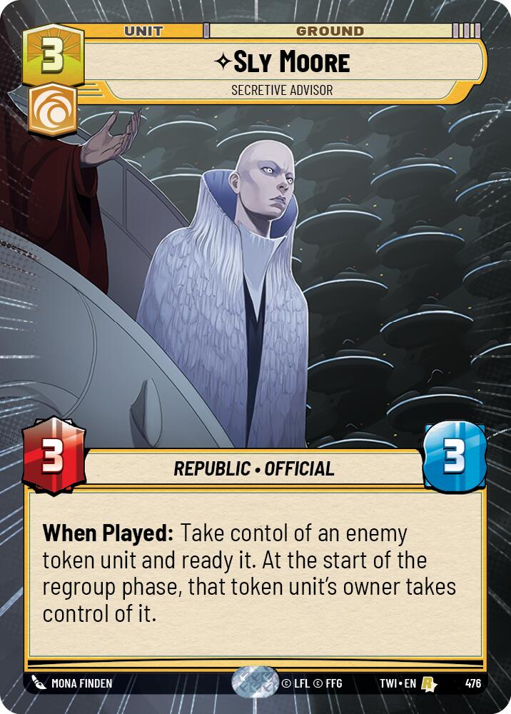 {SW-R}Sly Moore - Secretive Advisor (Hyperspace) (476) [Twilight of the Republic]