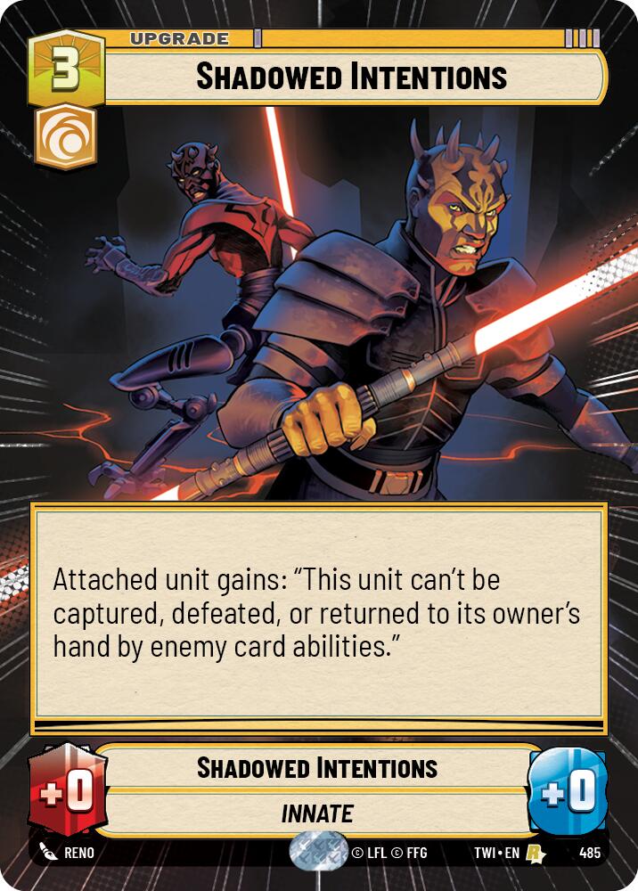 {SW-R}Shadowed Intentions (Hyperspace) (485) [Twilight of the Republic]