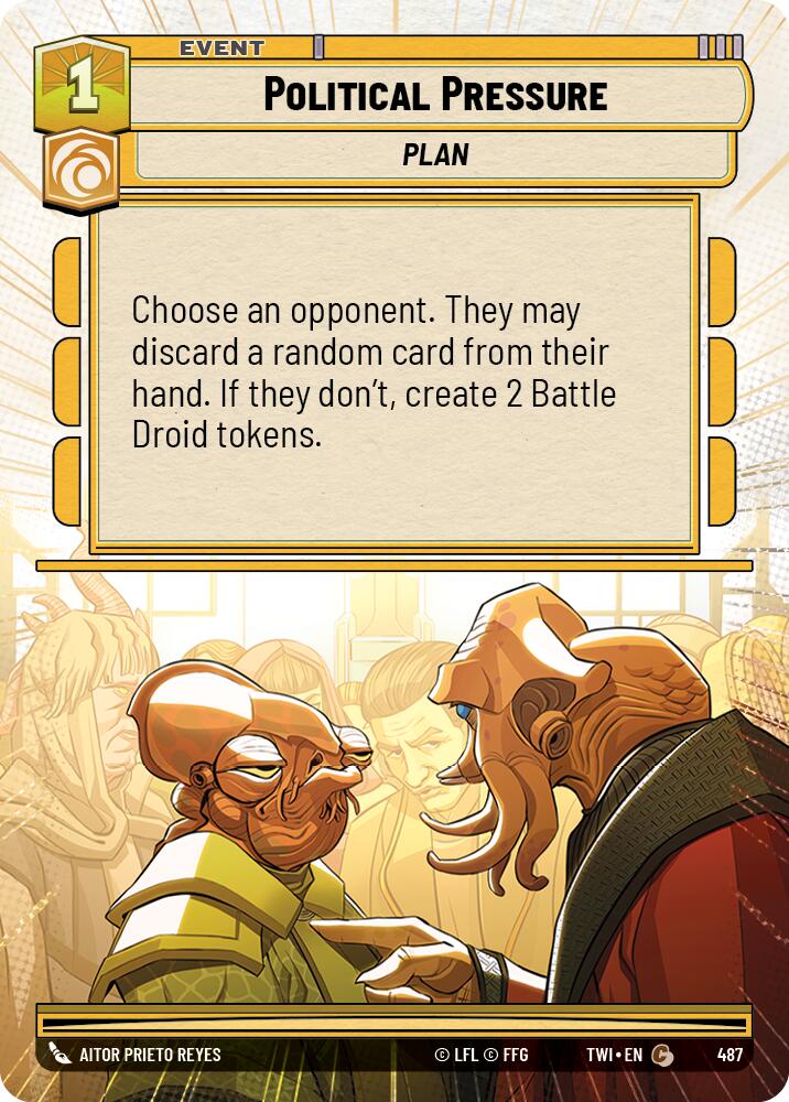 {SW-C}Political Pressure (Hyperspace) (487) [Twilight of the Republic]