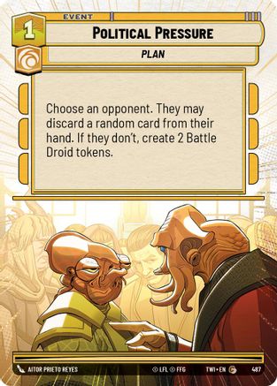 {SW-C}Political Pressure (Hyperspace) (487) [Twilight of the Republic]