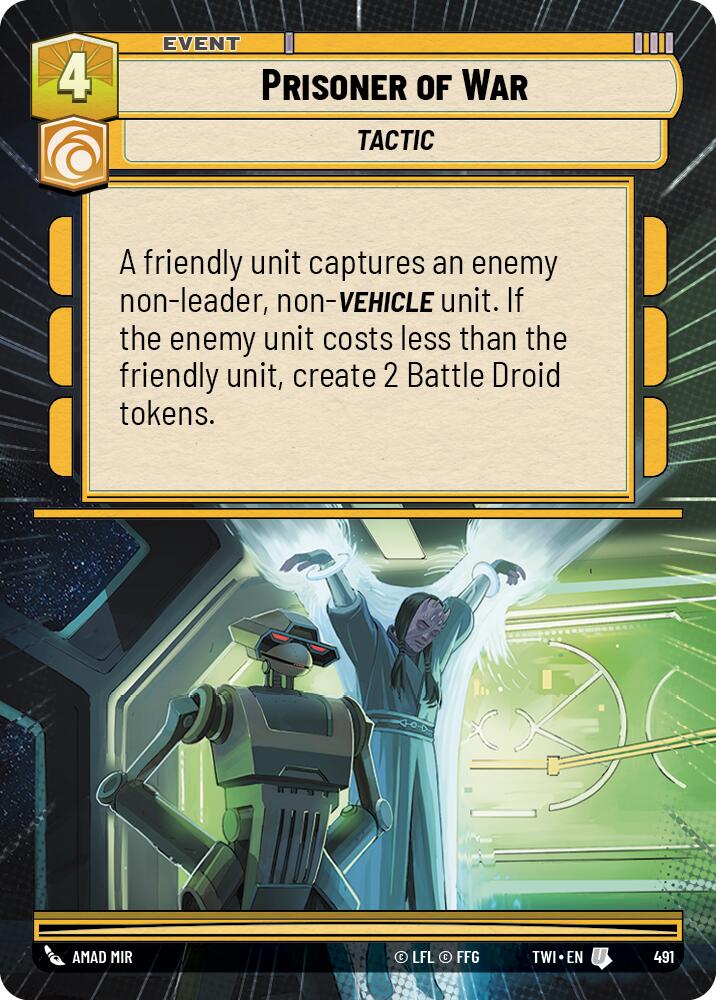 {SW-C}Prisoner of War (Hyperspace) (491) [Twilight of the Republic]