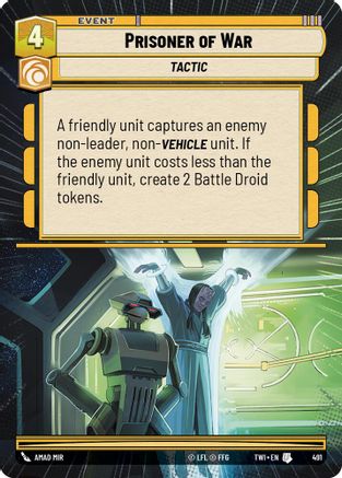 {SW-C}Prisoner of War (Hyperspace) (491) [Twilight of the Republic]