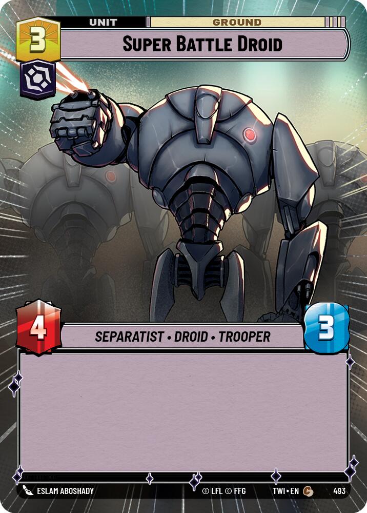 {SW-C}Super Battle Droid (Hyperspace) (493) [Twilight of the Republic]