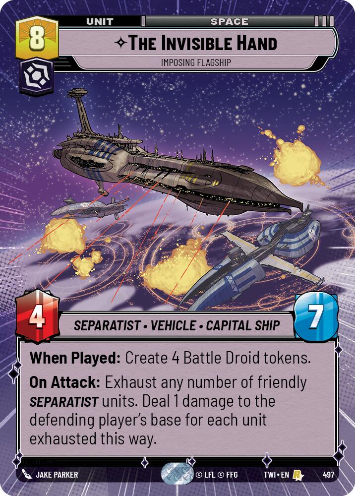 {SW-R}The Invisible Hand - Imposing Flagship (Hyperspace) (497) [Twilight of the Republic]