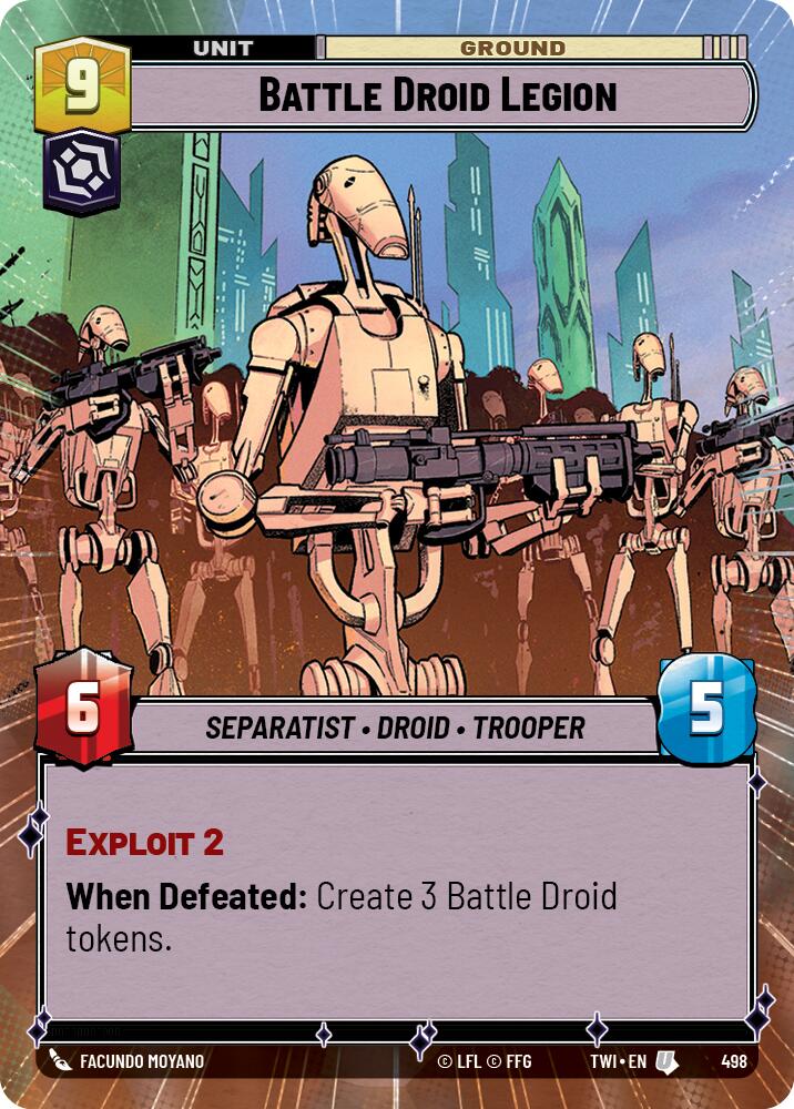 {SW-C}Battle Droid Legion (Hyperspace) (498) [Twilight of the Republic]