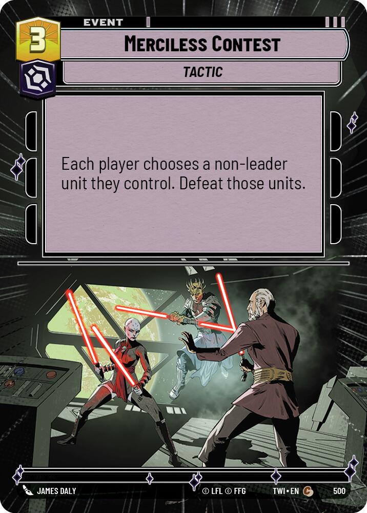 {SW-C}Merciless Contest (Hyperspace) (500) [Twilight of the Republic]