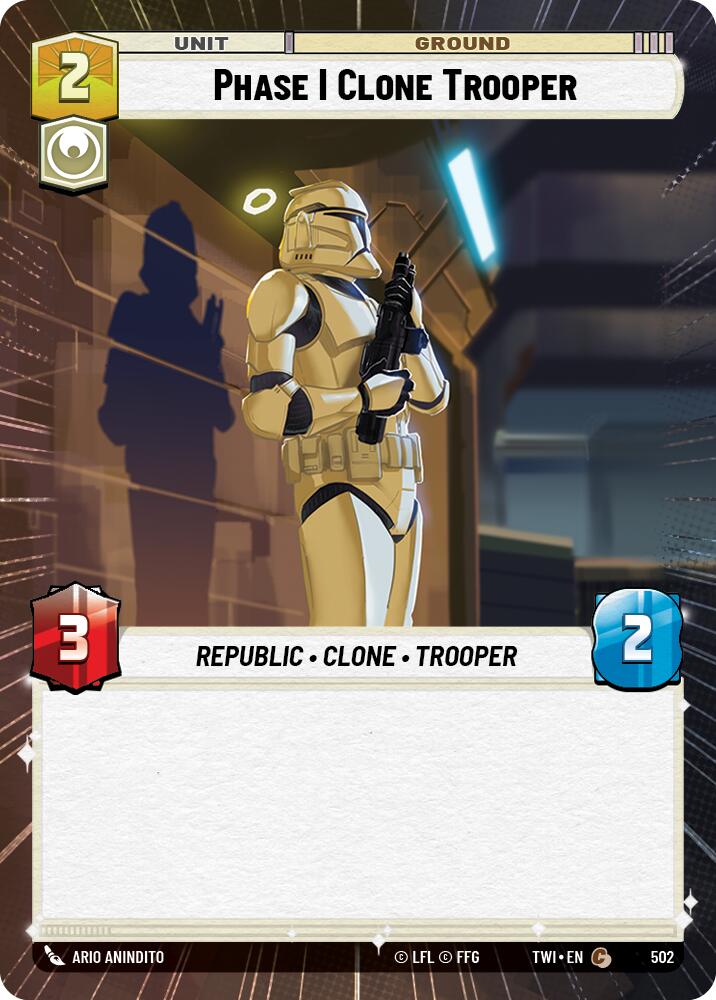 {SW-C}Phase I Clone Trooper (Hyperspace) (502) [Twilight of the Republic]