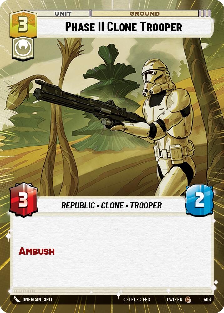 {SW-C}Phase II Clone Trooper (Hyperspace) (503) [Twilight of the Republic]